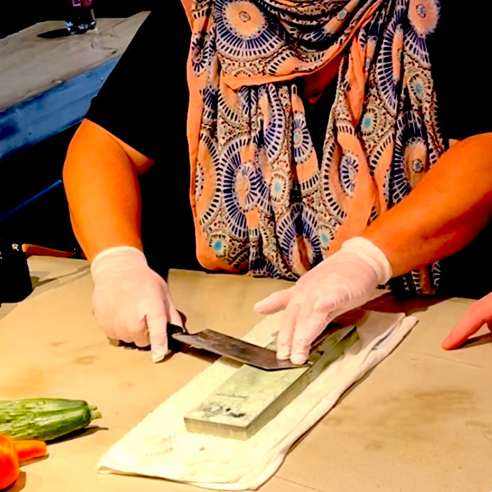 [Activity] Japanese Knife Sharpening & Food Carving Art